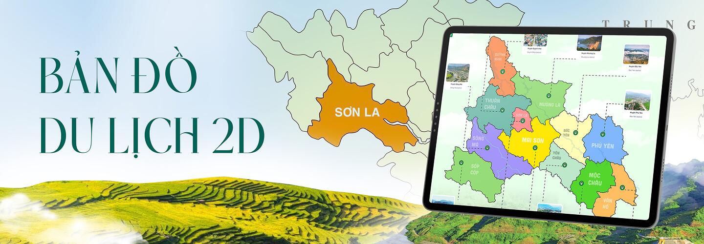 Bản đồ du lịch 2D Tỉnh Sơn La x IGB