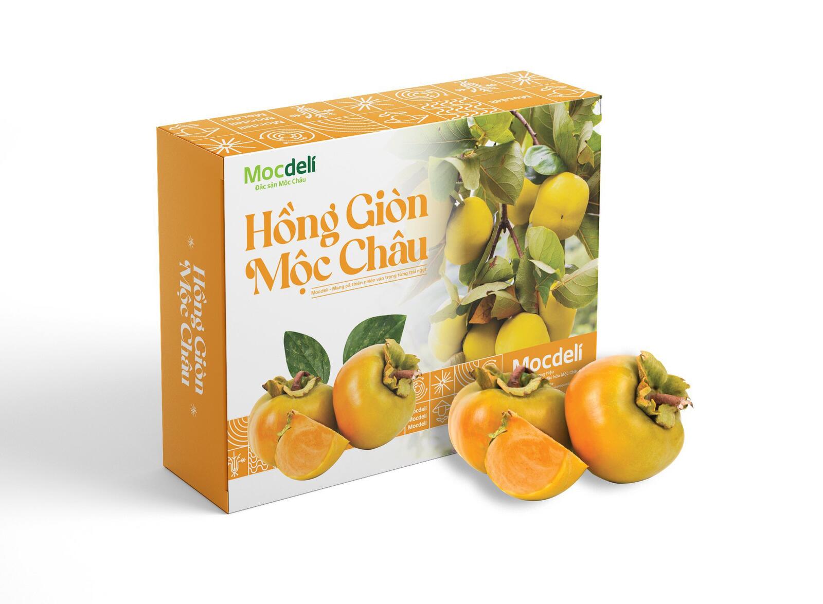 Moc Chau crispy persimmons