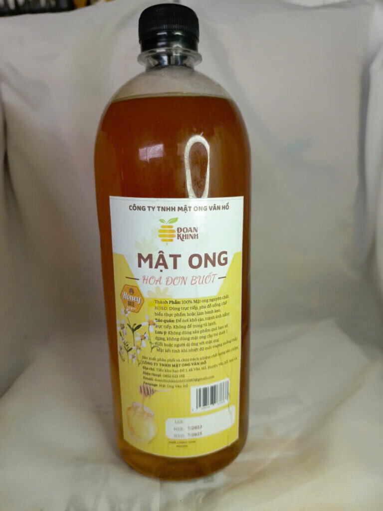 Mật ong hoa đơn buốt – Chai nhựa 1000ml