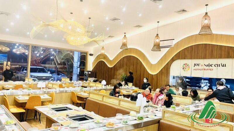 Nhà hàng JOY in Mộc Châu - Nhà hàng lẩu rau hữu cơ đặc sản Mộc Châu